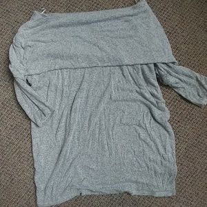 Off the shoulder sweater top